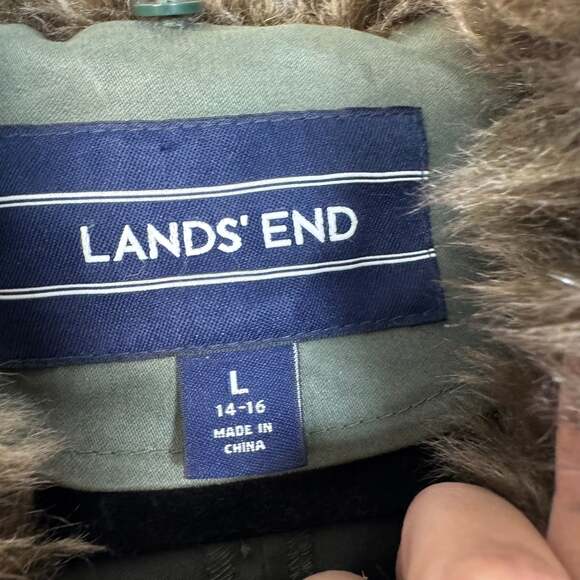 Women's Lands' End Expedition Down Waterproof Winter Parka - Picture 7 of 10